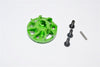 Traxxas Craniac Aluminum Spur Gear Adapter (For Original Spur Gear) - 1Pc Set Green
