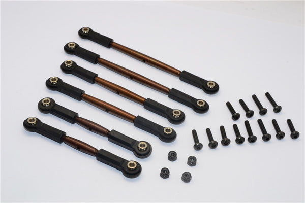 Traxxas Craniac Spring Steel Anti-Thread Tie Rod - 6Pcs Set
