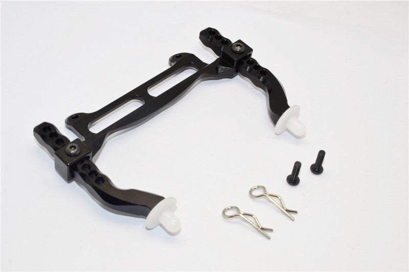 Traxxas Craniac Aluminum Front Body Post Mount With Delrin Post - 1 Set Black