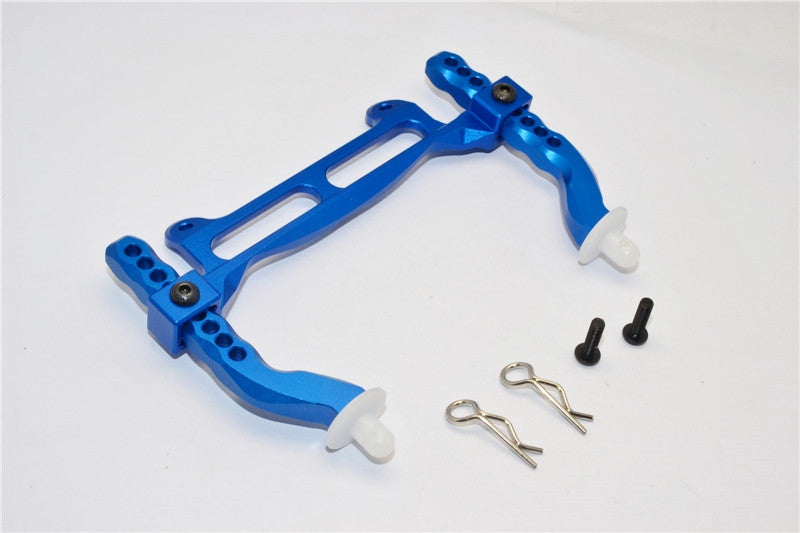 Traxxas Craniac Aluminum Front Body Post Mount With Delrin Post - 1 Set Blue