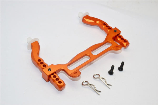 Traxxas Craniac Aluminum Front Body Post Mount With Delrin Post - 1 Set Orange