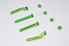 Traxxas Craniac Aluminum Front & Rear Magnet Body Post - 4Pcs Set Green