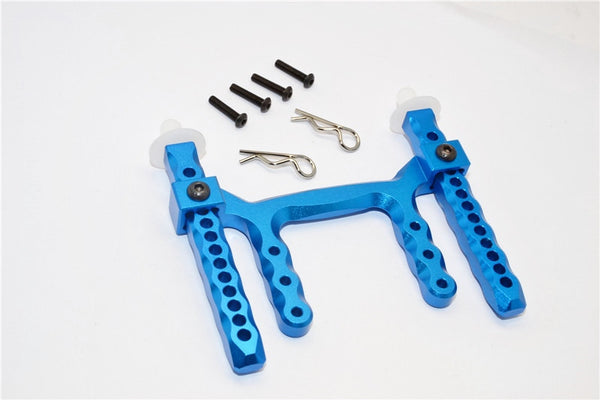 Traxxas Craniac Aluminum Rear Body Post Mount With Delrin Post - 1 Set Blue