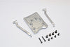 Traxxas Craniac Aluminum Rear Skid Plate - 3Pcs Set Gray Silver