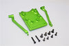 Traxxas Craniac Aluminum Rear Skid Plate - 3Pcs Set Green