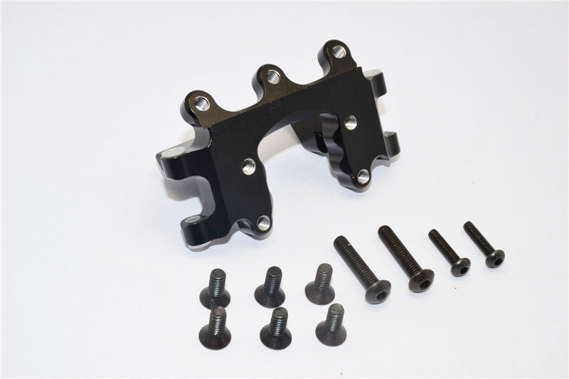 Traxxas Craniac Aluminum Front Bumper Mount - 1Pc Set Black