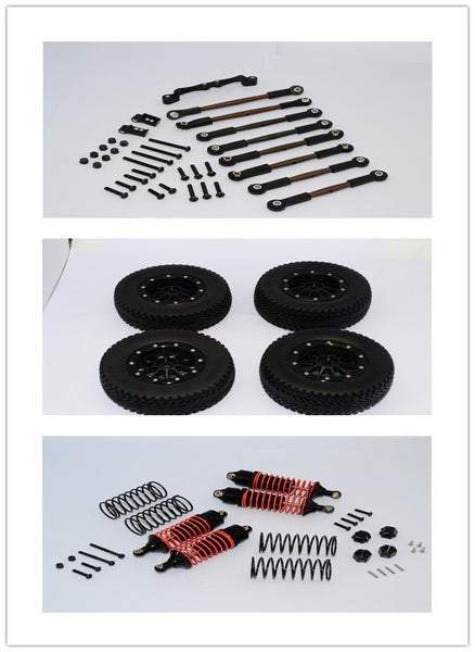 Traxxas Craniac On-Road Setting Component Combo Pack (Plastic Wheels 10 Poles) - 1 Set Black