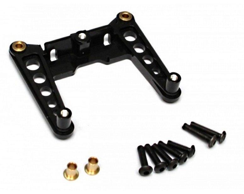Tamiya DF-01 Aluminum Front Shock Tower - 1Pc Set Black