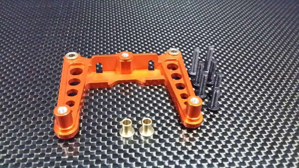 Tamiya DF-01 Aluminum Front Shock Tower - 1Pc Set Orange