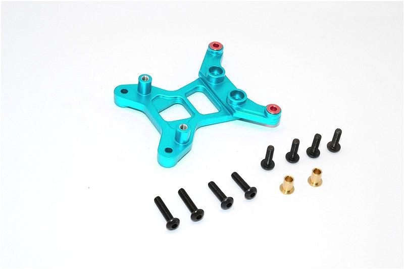 Tamiya DF-01 Aluminum Rear Shock Tower - 1Pc Set Sky Blue