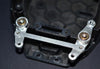 Tamiya DF01 / TA01 / TA02 / M1025 Aluminum Steering Assembly With Bearings - 1 Set Black