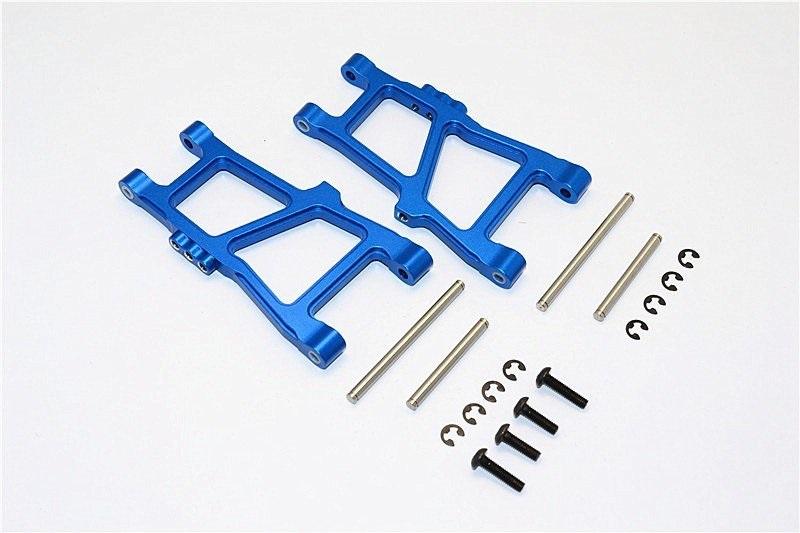 Tamiya DF-01 Aluminum Rear Suspension Arm - 1Pr Set Blue
