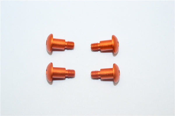 Tamiya DF-02 Aluminum King Pin Screws - 4Pcs Set Orange