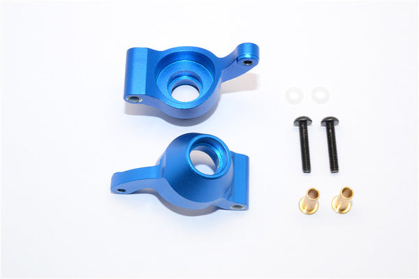 Tamiya DF-02 Aluminum Rear Knuckle Arm - 1Pr Blue