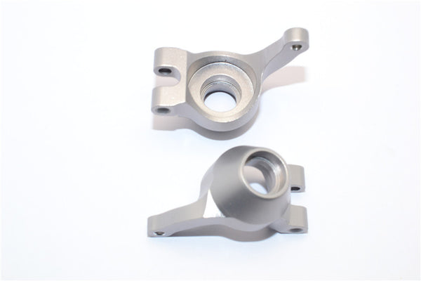 Tamiya DF-02 Aluminum Rear Knuckle Arm - 1Pr Gray Silver