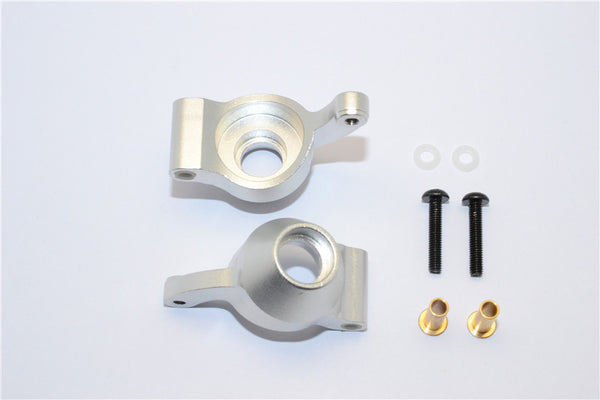 Tamiya DF-02 Aluminum Rear Knuckle Arm - 1Pr Silver