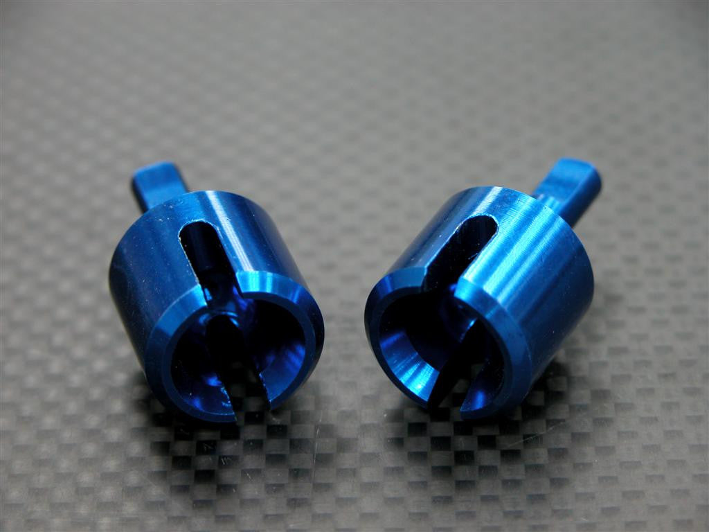 Tamiya DF-02 Aluminum Gear Box Differential Joint - 1 Pr Blue