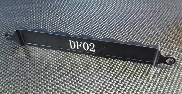 Tamiya DF-02 Aluminum Battery Holder With Heat Sink - 1Pc Black