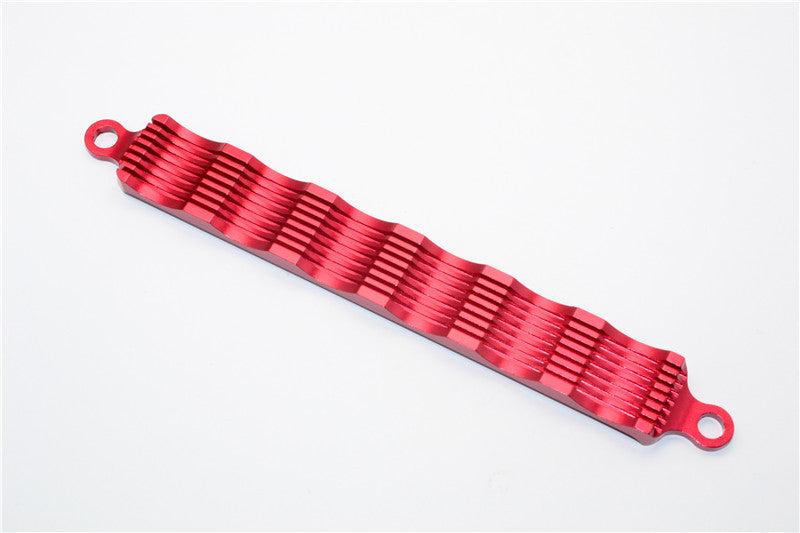 Tamiya DF-02 Aluminum Battery Holder With Heat Sink - 1Pc Red