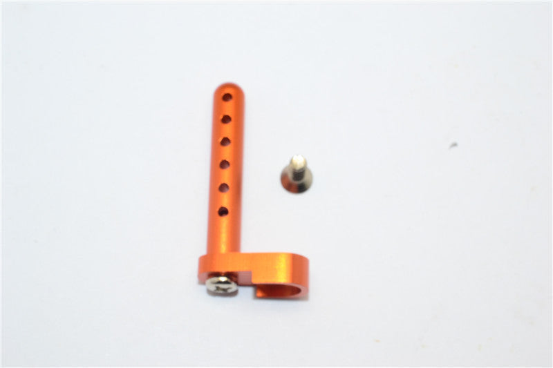 Tamiya DF-02 Aluminum Rear Body Post With Screw - 1Pc Set Orange