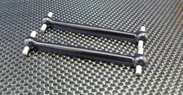 Tamiya DF-02 Aluminum Front/Rear Dog Bone (64mm) - 1Pr Black