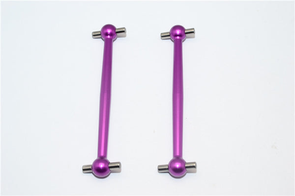 Tamiya DF-02 Aluminum Front/Rear Dog Bone (64mm) - 1Pr Purple