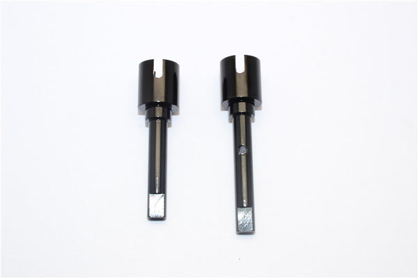 Tamiya DF-02 Aluminum Main Shaft Connectors - 1Pr Black