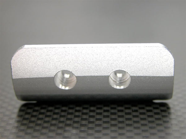Tamiya DF-03 Aluminum Rear Bumper - 1Pc Silver