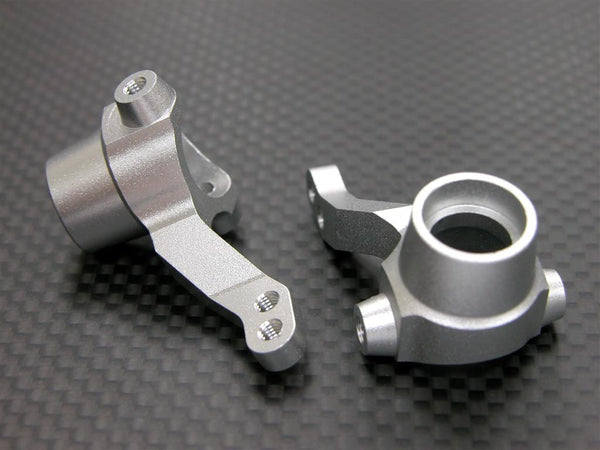 Tamiya DF-03 Aluminum Front Knuckle Arm - 1Pr Silver