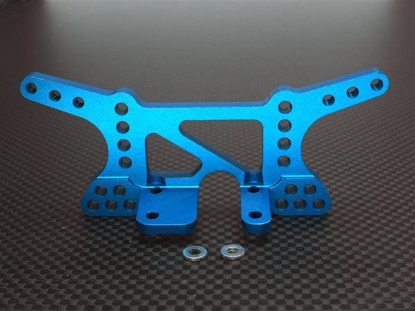 Tamiya DF-03 Aluminum Front Shock Tower - 1Pc Blue
