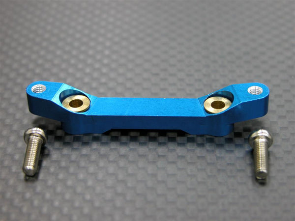 Tamiya DF-03 Aluminum Steering Plate With Screws - 1Pc Set Blue