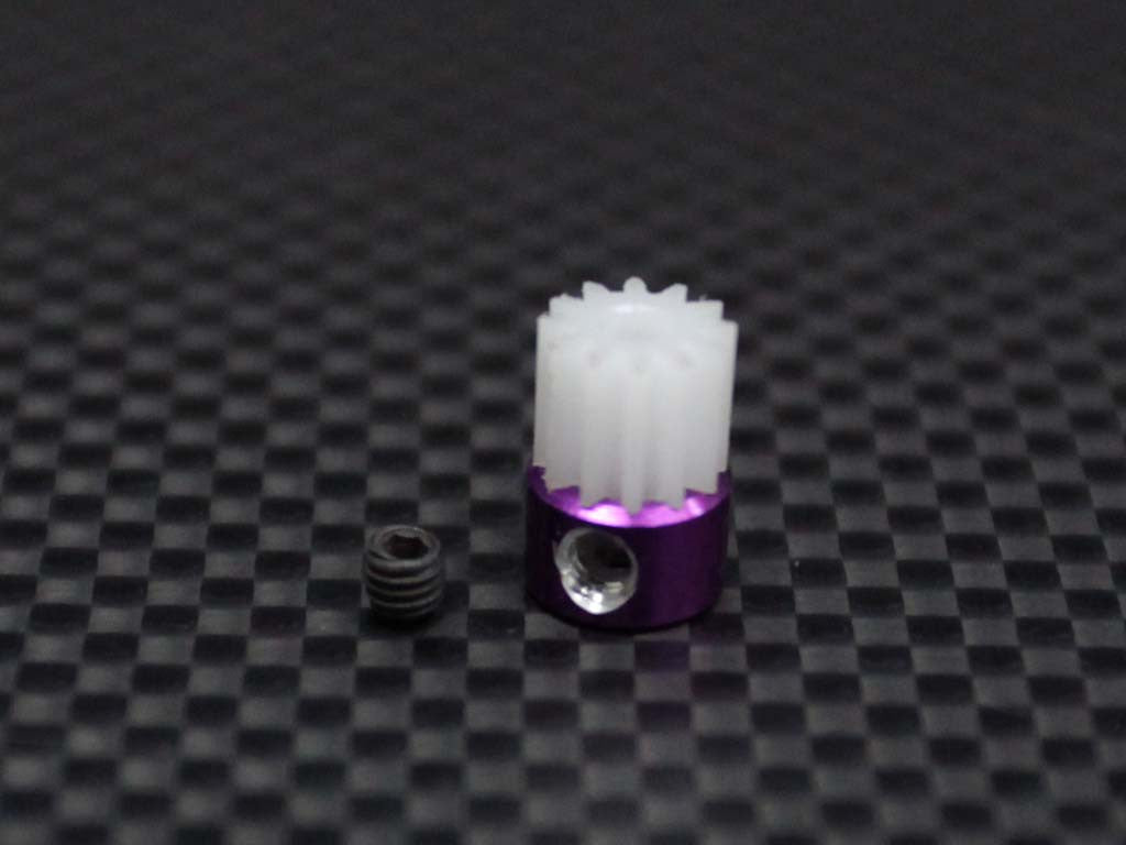 Kyosho Mini Inferno Delrin Motor Gear (12T) - 1Pc Set Purple