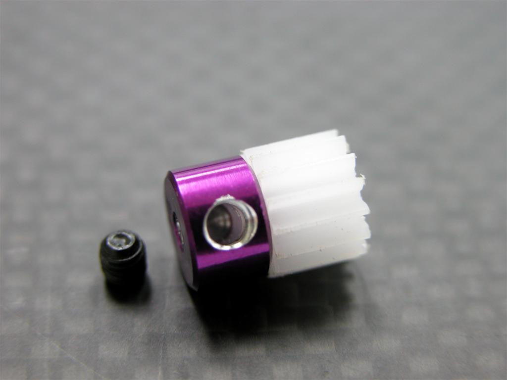 Kyosho Mini Inferno Delrin Motor Gear (14T) - 1Pc Set Purple