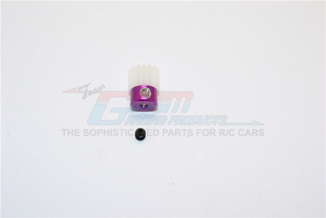 Kyosho Mini Inferno Delrin Motor Gear (15T) - 1Pc Set Purple