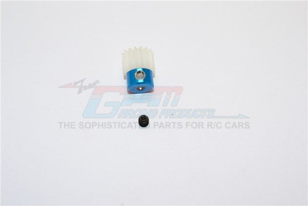 Kyosho Mini Inferno Delrin Motor Gear (16T) - 1Pc Set Blue
