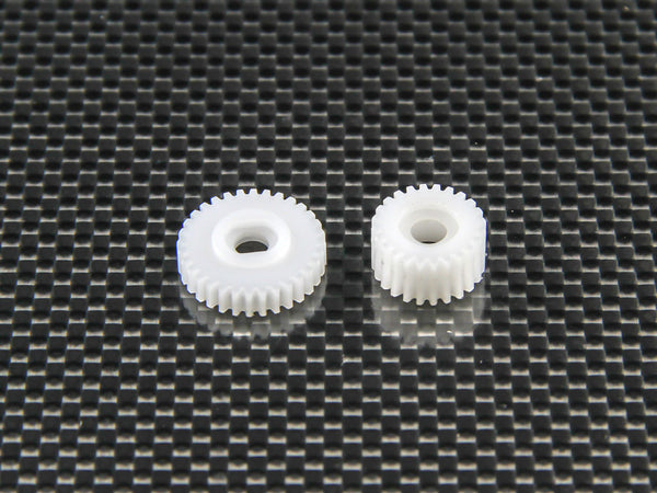 Kyosho Mini Inferno Delrin CS Slipper Gear 24T & 32T - 1 Set White