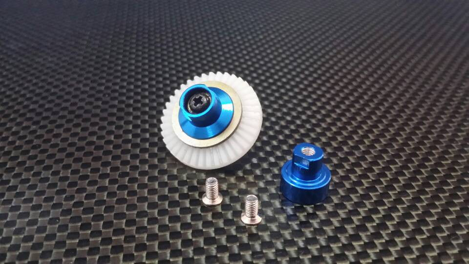 Kyosho Mini Inferno Delrin Front/Rear Ball Differential With Screws - 1 Completed Set Blue