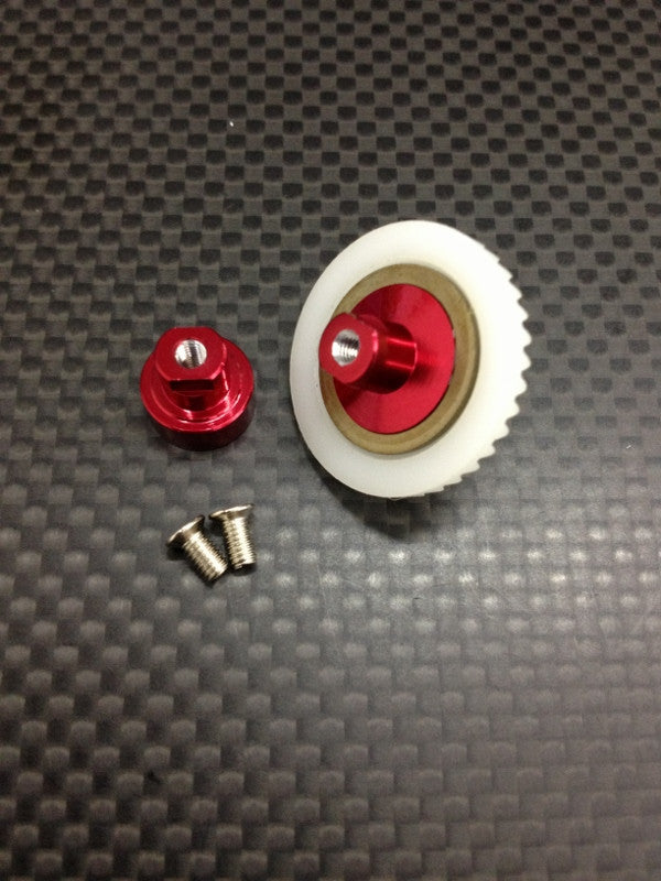 Kyosho Mini Inferno Delrin Front/Rear Ball Differential With Screws - 1 Completed Set Red