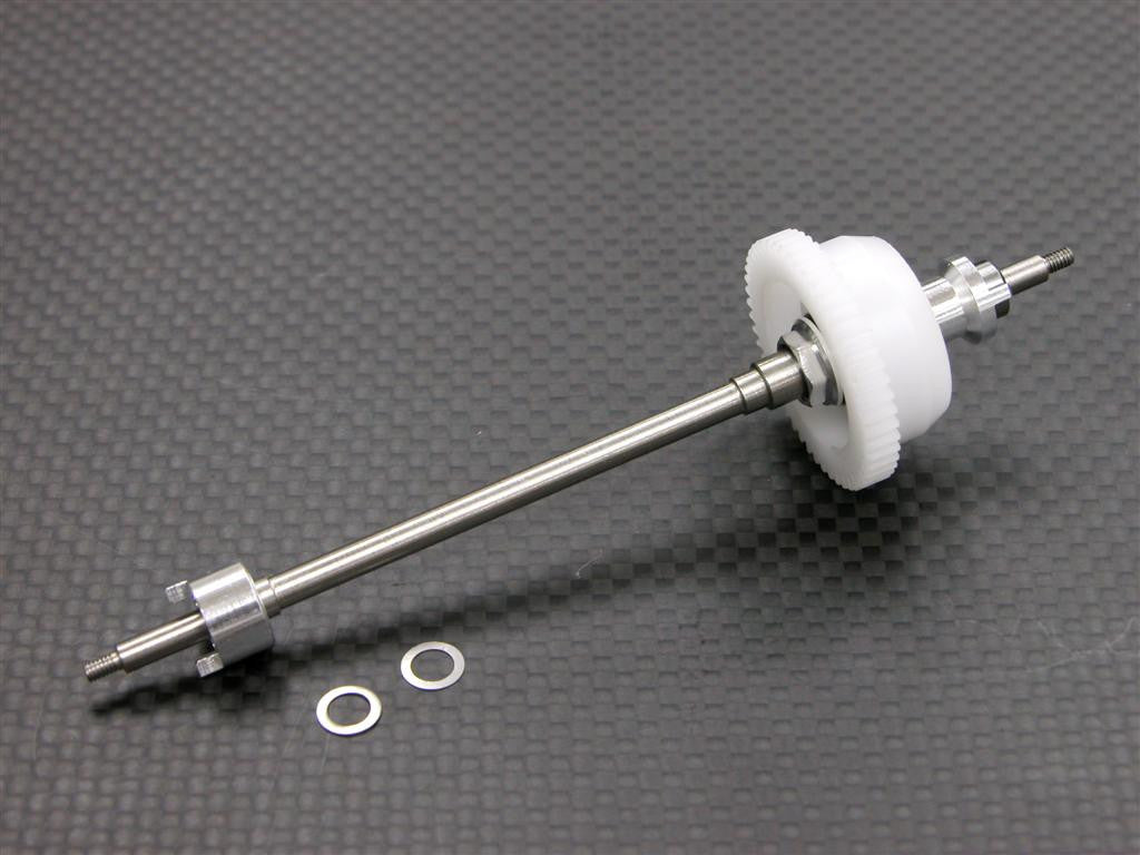 Kyosho Mini-Z Monster Delrin Ball Differential + Steel Shaft - 1/8 Ball + Aluminum Mount - 1Pc Silver