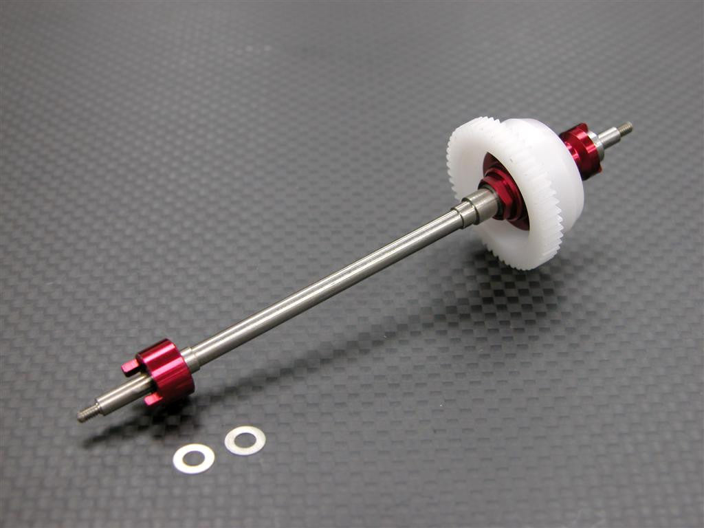 Kyosho Mini-Z Monster Delrin Ball Differential + Titanium Shaft - 1/8 Ball+ Aluminum Mount - 1Pc Red