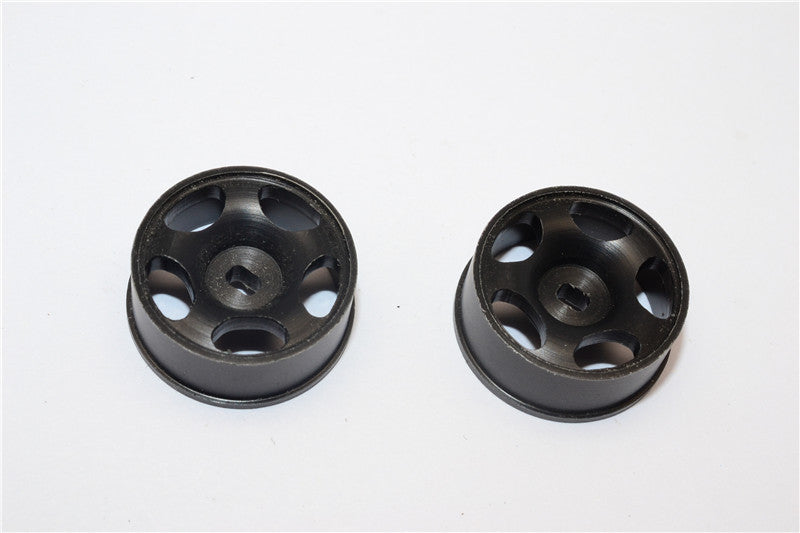 Kyosho Mini-Z AWD Delrin Front/Rear Ridge Rims (5P, 1.5mm Off Set, Width 8.5mm) - 1Pr Black