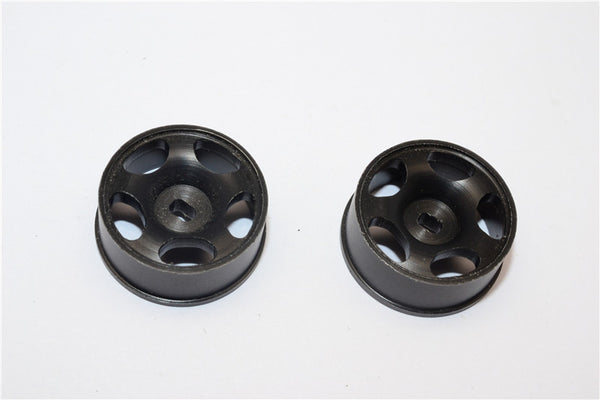 Kyosho Mini-Z AWD Delrin Front/Rear Ridge Rims (5P, 1.5mm Off Set, Width 8.5mm) - 1Pr Black