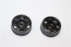 Kyosho Mini-Z AWD Delrin Front/Rear Ridge Rims (5P, 1.5mm Off Set, Width 8.5mm) - 1Pr Black