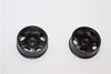 Kyosho Mini-Z AWD Delrin Front/Rear Ridge Rims (5P, 2.5mm Off Set, Width 8.5mm) - 1Pr Black