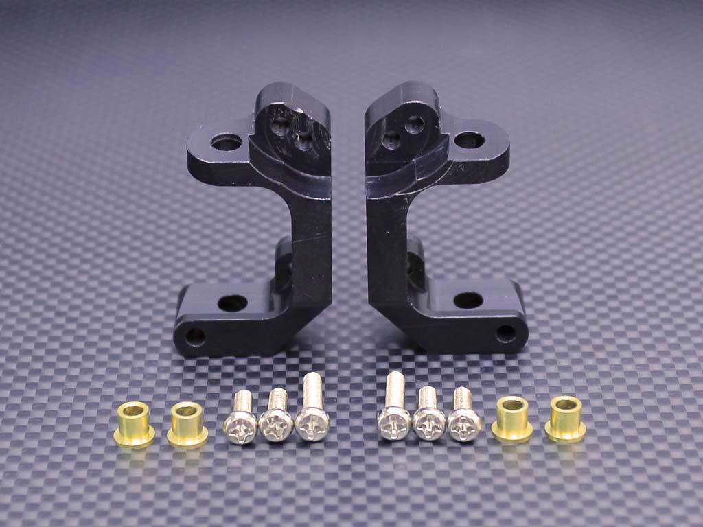 HPI RS4 3 Delrin Front C-Hub Set - 1Pr Black