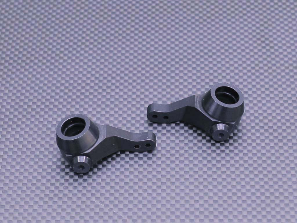 HPI RS4 3 Delrin Front Knuckle Arm Set - 1Pr Black