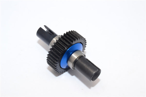 Team Losi Mini-T Steel Hub+Delrin Ball Differential Completed Set With Bearing (Special Design)- 1 Set Blue