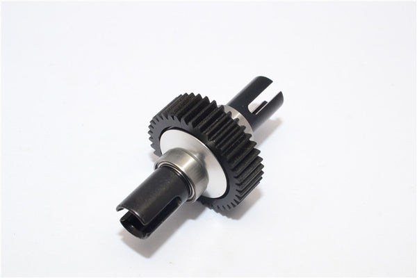 Team Losi Mini-T Steel Hub+Delrin Ball Differential Completed Set With Bearing (Special Design)- 1 Set Silver