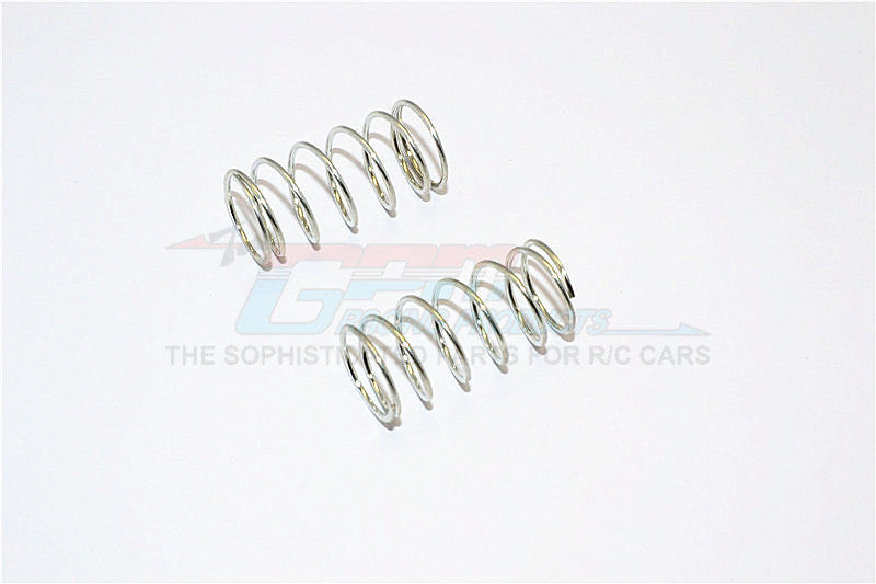 34mm Long 1.2 Coil Springs (Inner Dia. 14.2mm, Outer Dia. 16.4mm) - 1Pr Silver