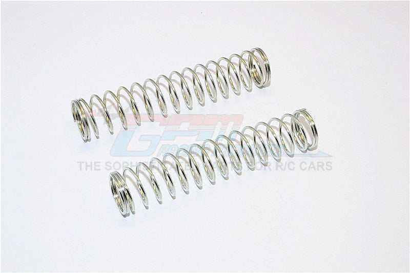 80mm Long 1.2 Coil Springs (Inner Dia. 14.2mm, Outer Dia. 16.7mm) - 1Pr Silver